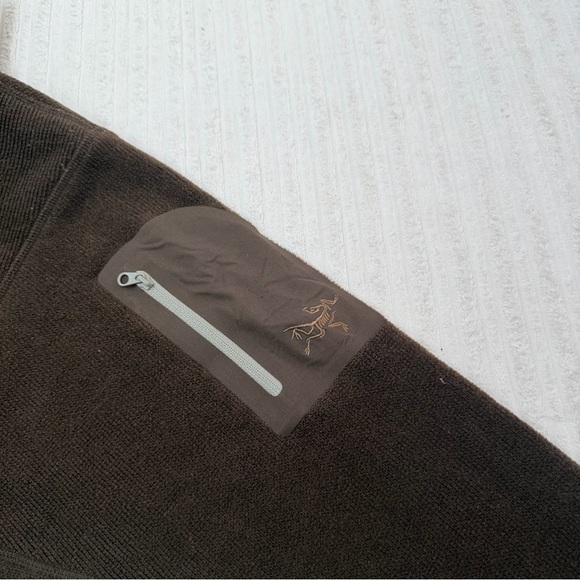 Arc’teryx Men’s Covert 1/4 Zip Polartec Olive Fleece Sweater | Size M - Picture 7 of 8